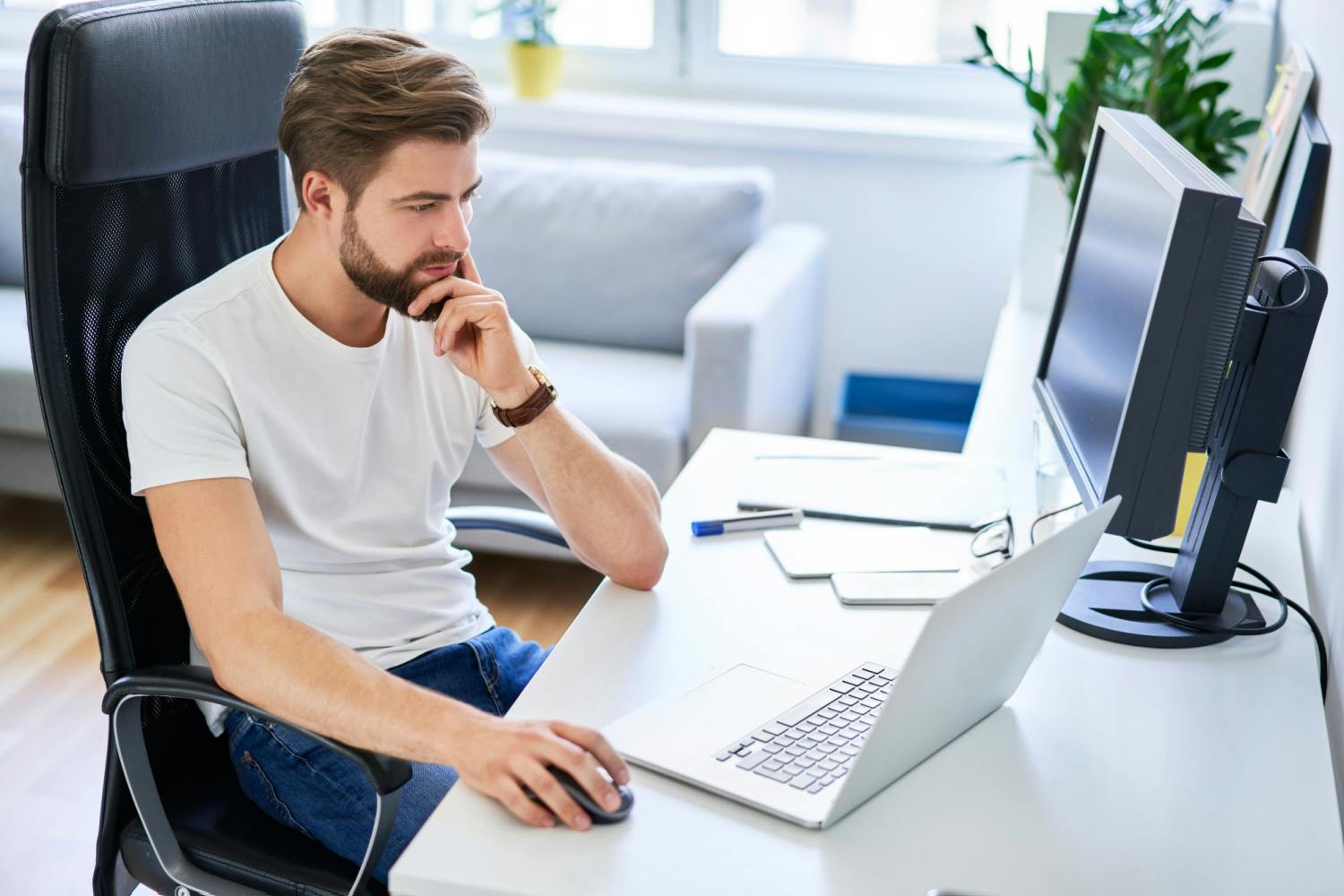 2 skærme til pc: Extra monitor ekstra skærm